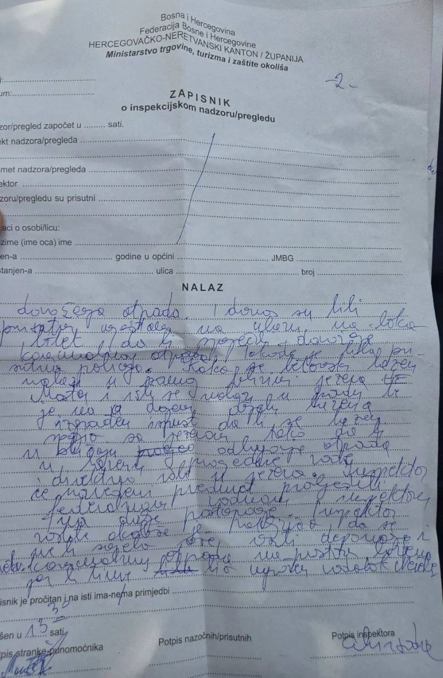 Nalaz inspekcije