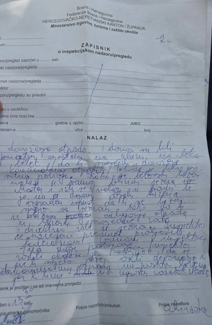 Nalaz inspekcije