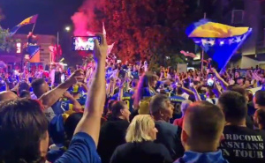 Foto: Printscreen / Bugojno slavi svog ponosa Kerima Alajbegovića i sve Zmajeve
