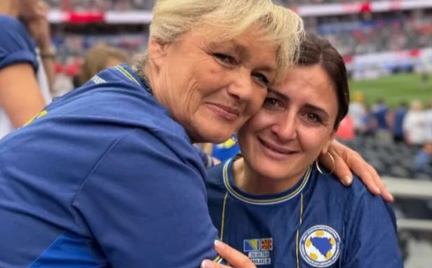 Arna Alajbegović i Belma Džeko