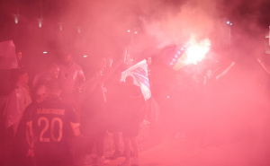 Foto: Elmedin Hajrović / ATA Images / Slavlje građana Novog Pazara nakon pobjede Bosne i Hercegovine protiv Katara