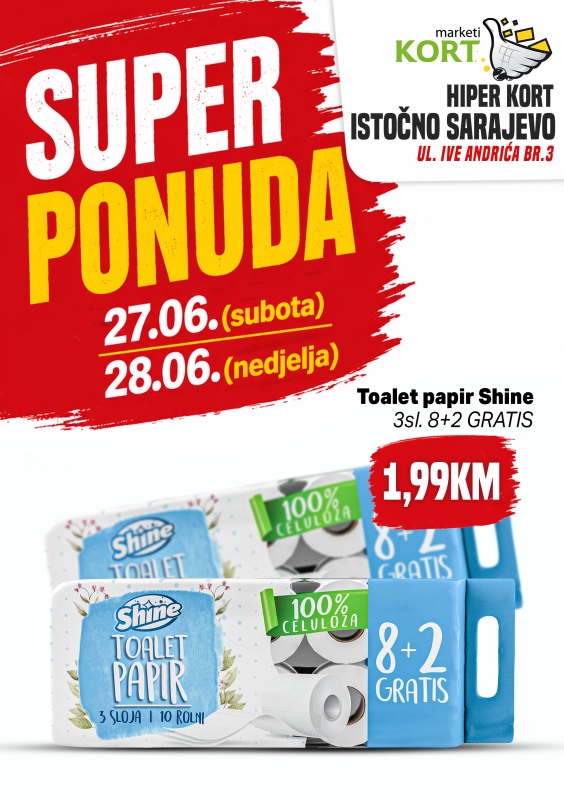 Kort vikend akcija