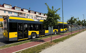 Foto: Facebook / @adnan.sdp / Obavljena prva testna vožnja novog Solaris trolejbusa