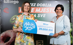 Foto: Bingo / Bingo otvorio hipermarket u Vitezu i uručio donaciju Domu zdravlja