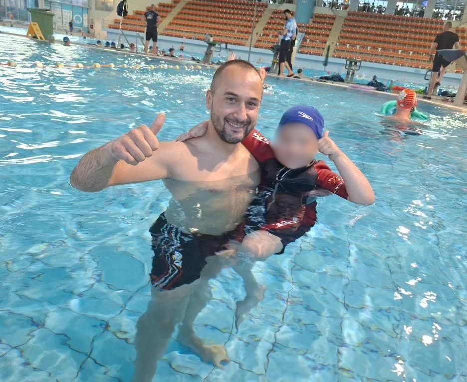 Tarik Fočo, instruktor plivanja