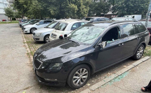 Foto: Ustupljena fotografija za portal Radiosarajevo.ba / Demolirani automobil Davida Gruhonjića