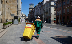 Foto: Dž. K. / Radiosarajevo.ba / Radnik JKP Rad Sarajevo