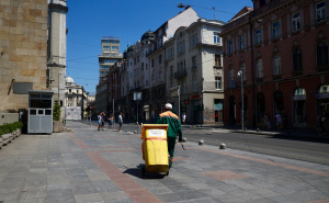 Foto: Dž. K. / Radiosarajevo.ba / Radnik JKP Rad Sarajevo