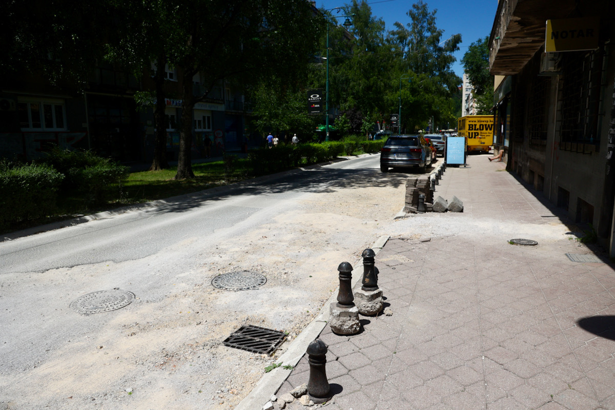 Radićeva ulica, radovi
