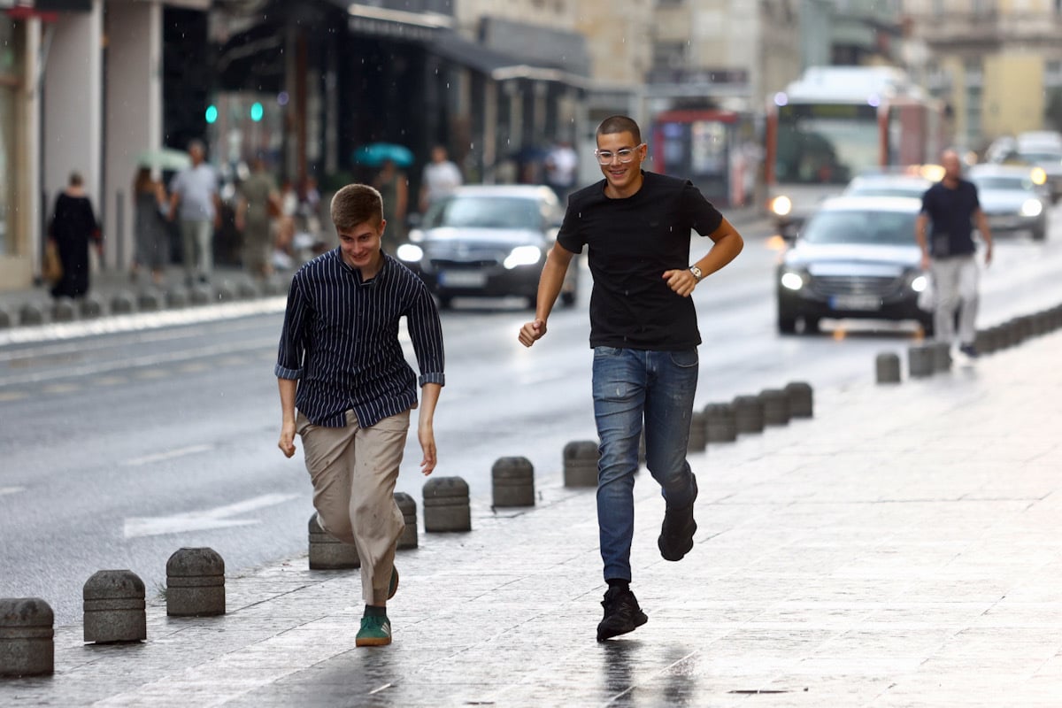 Šetnja po kiši u Sarajevu