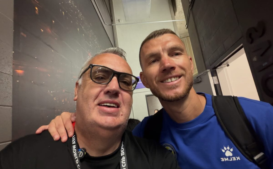 Baho Topalbećirević i Edin Džeko
