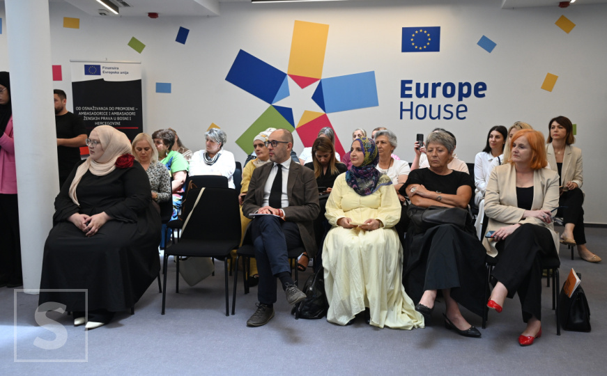 U Europe House u Sarajevu predstavljeni su rezultati projekta 'Od osnaživanja do promjene – ambasadorice i ambasadori ženskih prava u Bosni i Hercegovini'