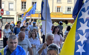 Foto: SIBH France / U Parizu održan 7. Marš mira i komemoracija povodom 31. godišnjice genocida u Srebrenici