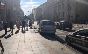 Foto: M. B. / Radiosarajevo.ba / Saobraćajna nesreća u centru Sarajevu