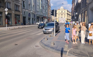 Foto: M. B. / Radiosarajevo.ba / Saobraćajna nesreća u centru Sarajevu
