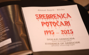 Foto: Dž. K. / Radiosarajevo.ba / Promovisana fotomonografija "Srebrenica - Potočari 1995-2025"