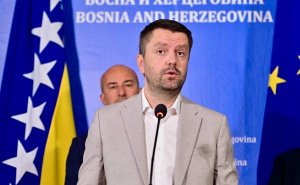 Foto: Dž.K. / Radiosarajevo.ba / Press konferencija Naše stranke