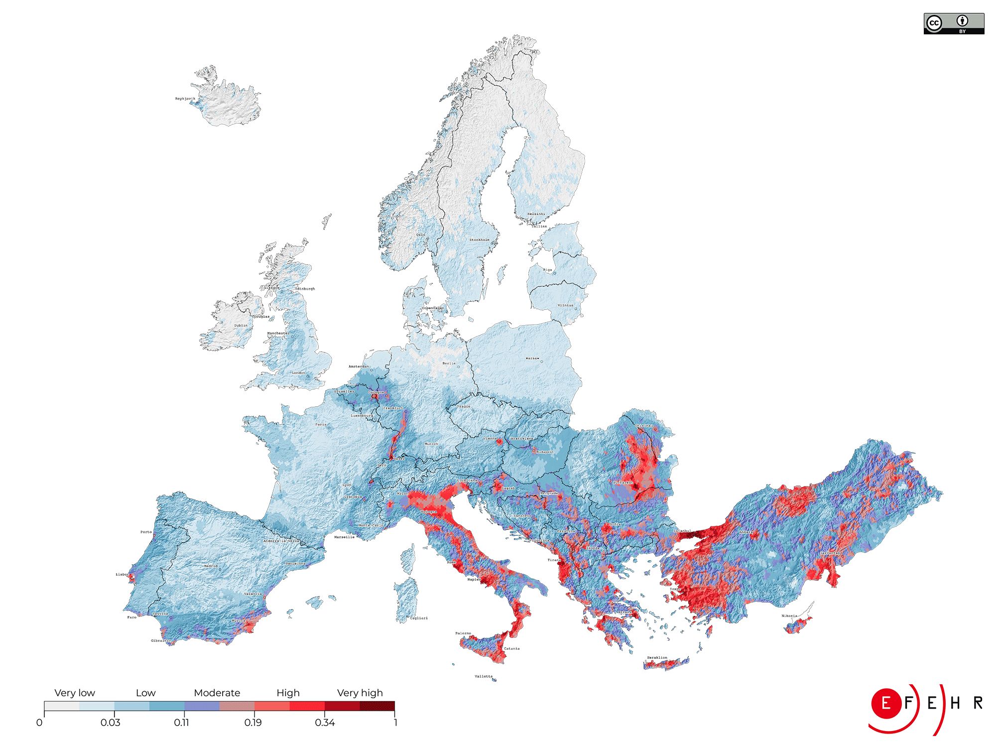 Mapa rizika od zemljotresa