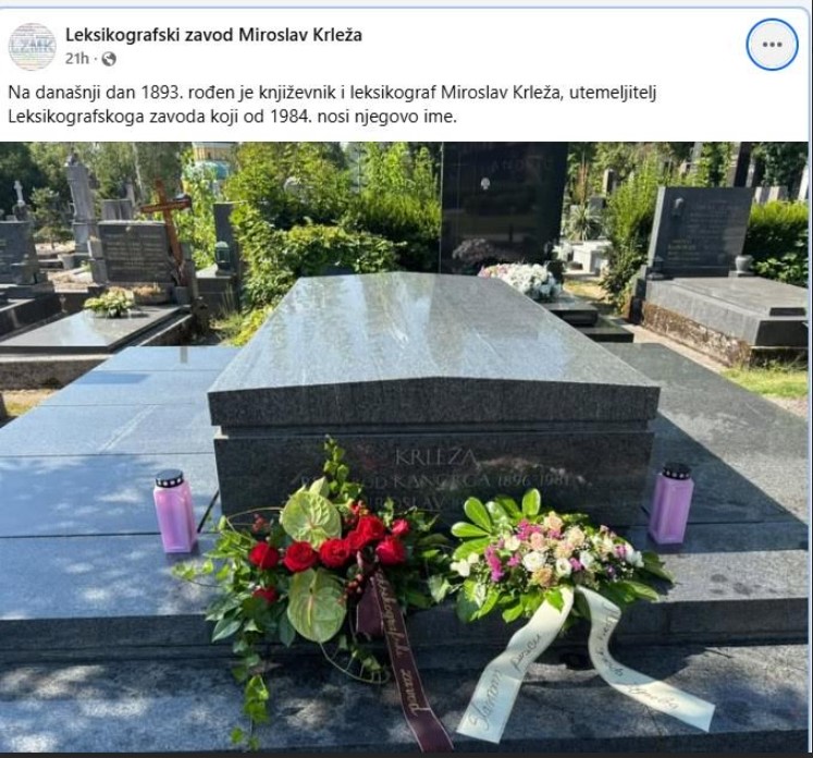 In memoriam: Miroslav Krleža