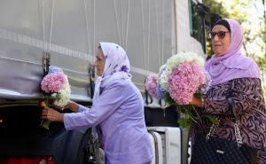 Foto: Dž. K. / Radiosarajevo.ba / Ispraćaj tabuta iz Visokog