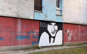 Foto: Radiosarajevo.ba / Mural Elvisu J. Kurtoviću
