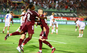 Foto: Dž.K. / Radiosarajevo.ba / Slavlje nakon postignutog gola