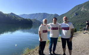 Foto: Ustupljena fotografija / Haris Muratović sa članovima Udruženja