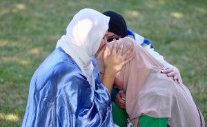 Foto: Dž.K. / Radiosarajevo.ba / Jutro u Potočarima uoči dženaze