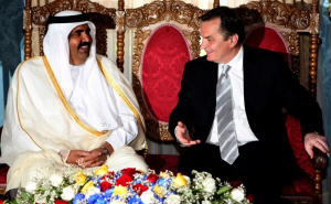 Foto: EPA-EFE / Emir Katara i Haris Silajdžić