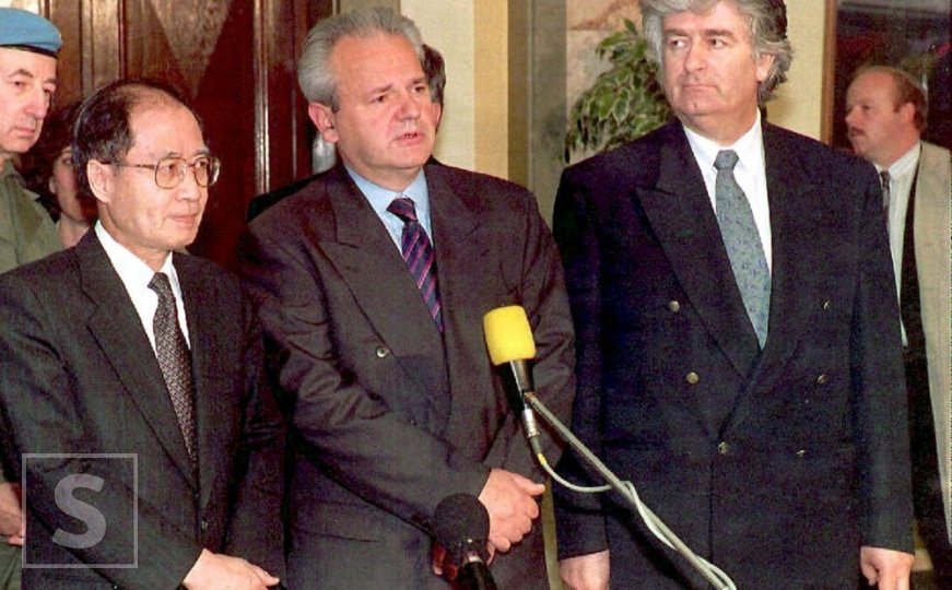 Yasushi Akashi, Slobodan Milošević i Radovan Karadžić