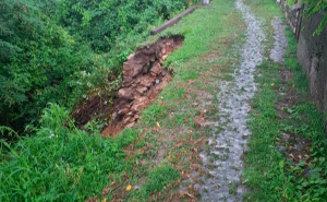 Foto: Objektivno iz Zvornika / Posljedice padavina u Zvorniku