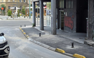 FOTO: Radiosarajevo.ba / Obrušavanje fasade, ulica Đoke Mazalića