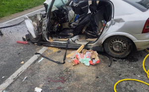 Foto: Info Tuzla / Saobraćajna nesreća kod Gračanice