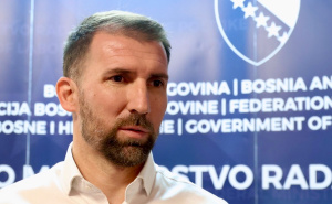 Foto: Dž.K. / Radiosarajevo.ba / Adnan Delić i Savez penzionera u FBiH