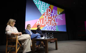 Foto: Dž. K. / Radiosarajevo.ba / Konferencija za medije na kojoj će biti objavljeni filmovi iz takmičarskih programa 32. Sarajevo Film Festivala