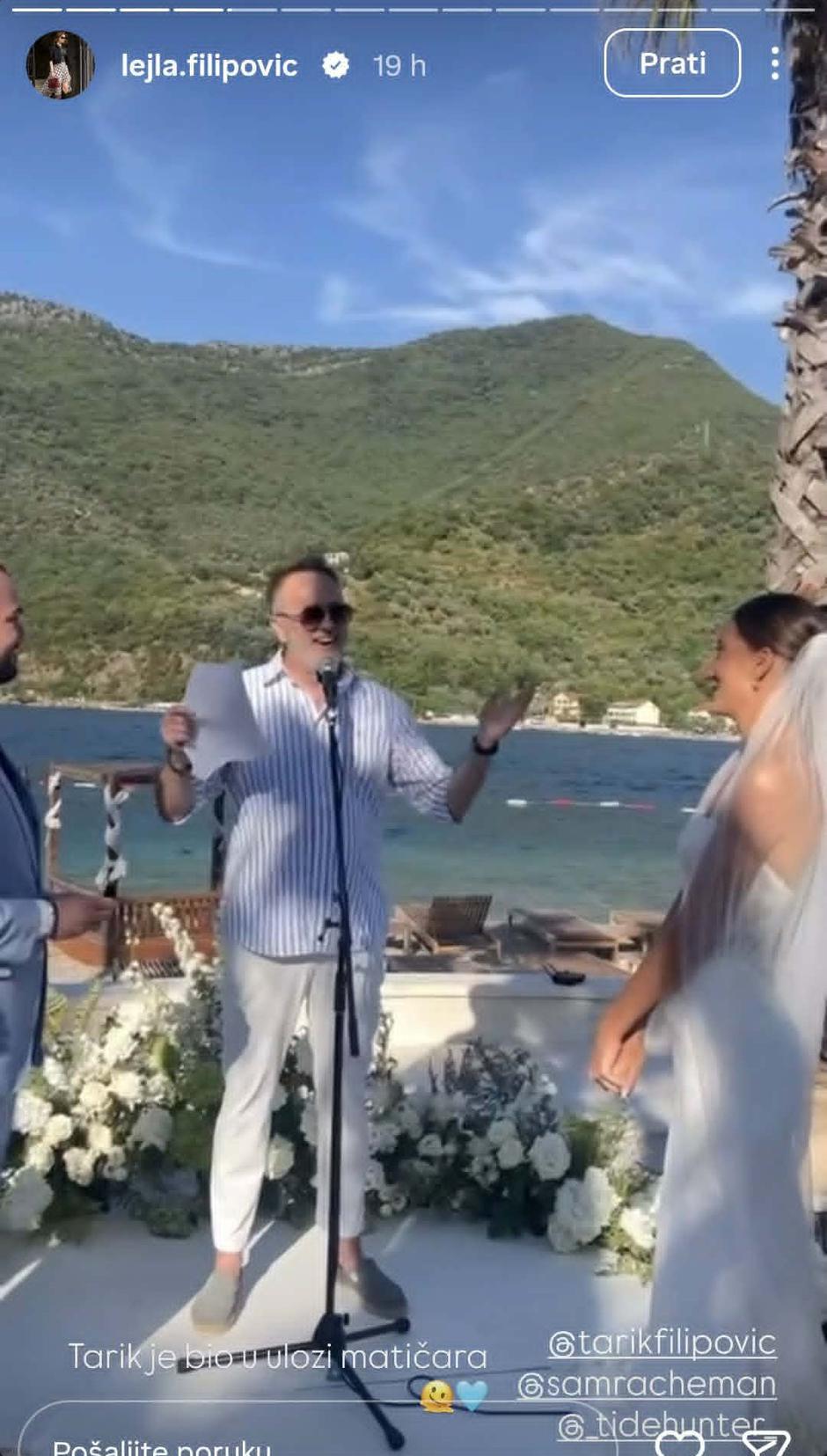 @lejla.filipovic / Tarik Filipović vjenčao nećakinju svoje supruge Lejle