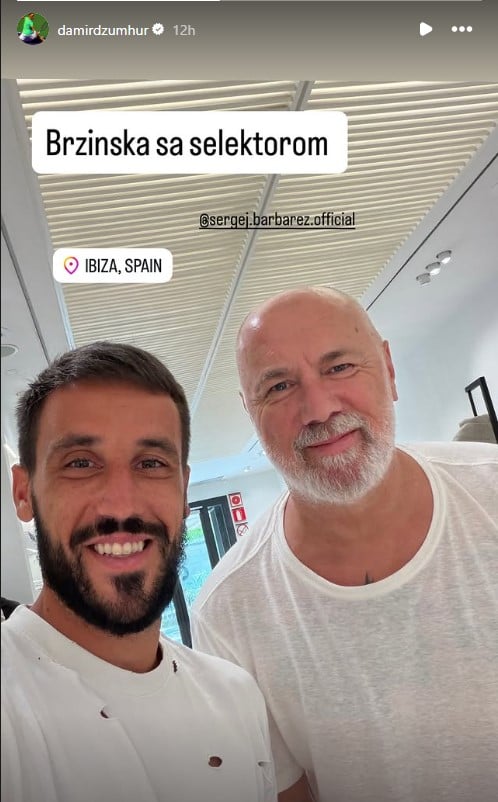 Damir Džumhur i Sergej Barbarez