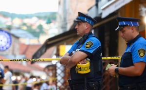 Foto: Dž.K. / Radiosarajevo.ba / Policija na terenu