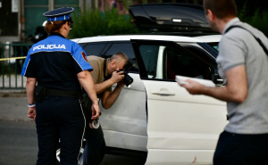 Foto: Dž.K. / Radiosarajevo.ba / Policijska traka na Latinskoj ćupriji