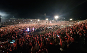 Foto: N. G. / Radiosarajevo.ba / Ispunjeno Koševo pjeva Merlinove hitove