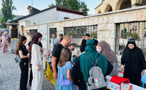 Foto: Palestinska zajednica u BiH / Humanitarni bazar "Srcem za Palestinu"
