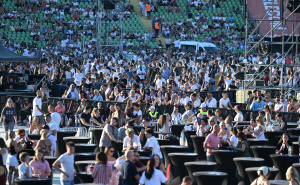 Foto: N.G./Radiosarajevo.ba / Gužva na stadionu uoči Merlinovog koncerta