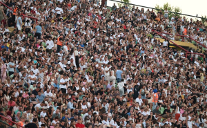Foto: N.G./Radiosarajevo.ba / Gužva na stadionu uoči Merlinovog koncerta