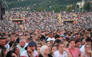Foto: N. G. / Radiosarajevo.ba / Gužva na stadionu uoči Merlinovog koncerta