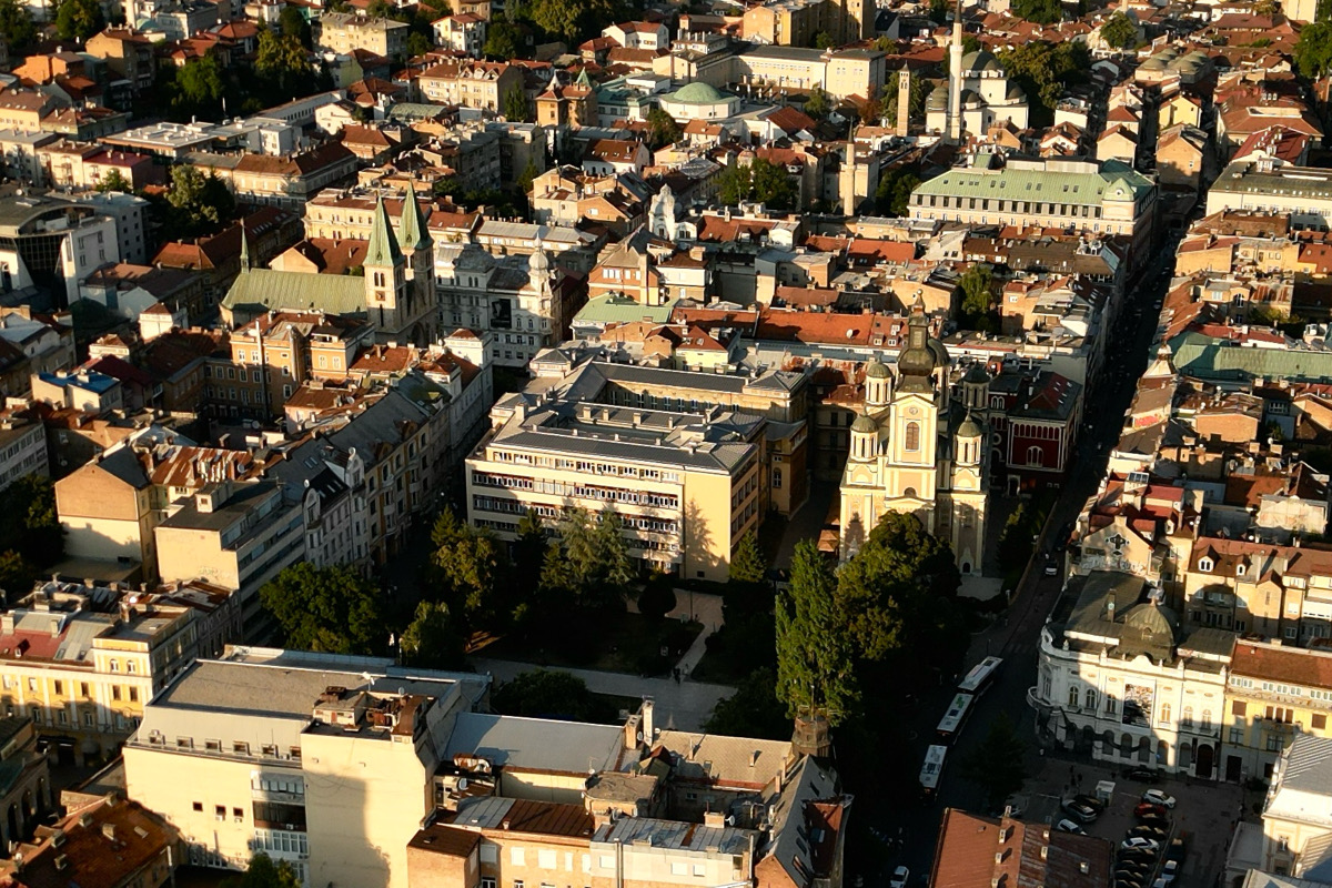 Zalazak sunca u Sarajevu