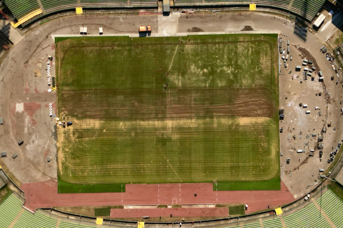 Stadion Koševo nakon koncerata Dine Merlina