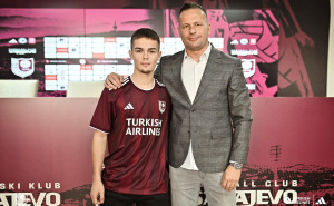Foto: FK Sarajevo / Nikola Komazec (desno)