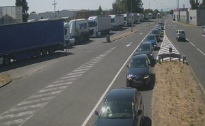 FOTO: BIHAMK / Gužve na graničnim prijelazima/ Orašje
