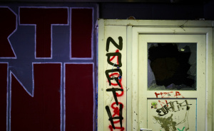 FOTO: Radiosarajevo.ba / Devastirani prolaz na Stupu