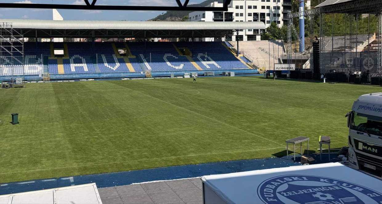Stadion Grbavica nakon koncerta grupe The Prodigy